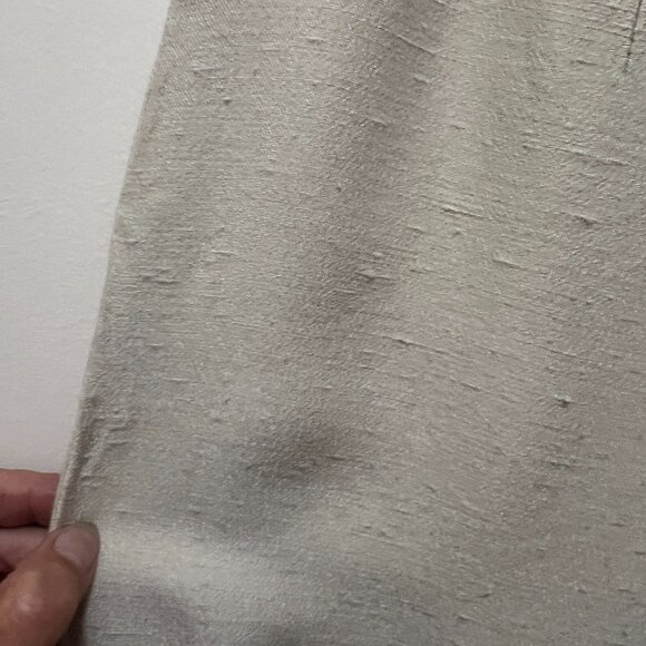 My Michelle Vintage Pants w/ Back Zipper & Raw Silk Texture  Made of Acetate 7-8 - Picture 11 of 12